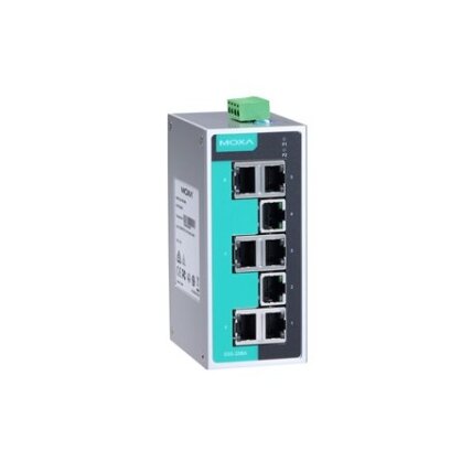 Moxa (EDS-208A-T) nevaldomas Ethernet komutatorius, komplektacija: 8 10/100BaseT(X) prievadai, Darbinė temperatūra: -40...75 °C Moxa (EDS-208A-T) nevaldomas Ethernet komutatorius, komplektacija: 8 10/100BaseT(X) prievadai, Darbinė temperatūra: -40...75 °C