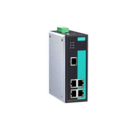 Moxa (EDS-305) nevaldomas Ethernet komutatorius, komplektacija: 5 10/100BaseT(X) prievadai, relė išėjimas įspėjimas, Darbinė temperatūra: 0...60 °C Moxa (EDS-305) nevaldomas Ethernet komutatorius, komplektacija: 5 10/100BaseT(X) prievadai, relė išėjimas įspėjimas, Darbinė temperatūra: 0...60 °C
