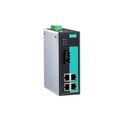 Moxa (EDS-305-S-SC) nevaldomas Ethernet komutatorius, komplektacija: 4 10/100BaseT(X) prievadai, 1 100BaseFX vienamodis prievadas su SC jungtis, relė išėjimas įspėjimas, Darbinė temperatūra: 0...60 °C Moxa (EDS-305-S-SC) nevaldomas Ethernet komutatorius, komplektacija: 4 10/100BaseT(X) prievadai, 1 100BaseFX vienamodis prievadas su SC jungtis, relė išėjimas įspėjimas, Darbinė temperatūra: 0...60 °C