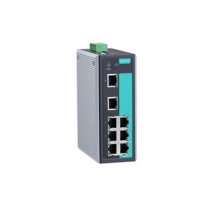 Moxa (EDS-308-T) nevaldomas Ethernet komutatorius, komplektacija: 8 10/100BaseT(X) prievadai, relė išėjimas įspėjimas, Darbinė temperatūra: -40...75 °C Moxa (EDS-308-T) nevaldomas Ethernet komutatorius, komplektacija: 8 10/100BaseT(X) prievadai, relė išėjimas įspėjimas, Darbinė temperatūra: -40...75 °C