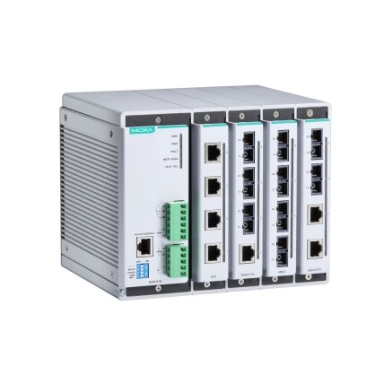 Moxa (EDS-616-T) kompaktiškas valdomas Ethernet komutatorius sistema, komplektacija: 4 lizdai skirta 4 prievadų Fast Ethernet sąsaja moduliai, skirta a bendras of up į 16 prievadai, Darbinė temperatūra: -40...75 °C 2 Moxa (EDS-616-T) kompaktiškas valdomas Ethernet komutatorius sistema, komplektacija: 4 lizdai skirta 4 prievadų Fast Ethernet sąsaja moduliai, skirta a bendras of up į 16 prievadai, Darbinė temperatūra: -40...75 °C 2
