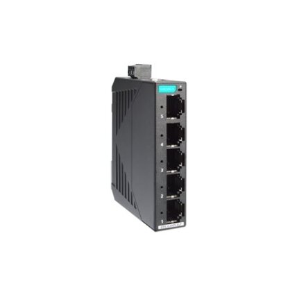 Moxa (EDS-G2005-ELP) nevaldomas visi prievadai Gigabit, Ethernet komutatorius, komplektacija: 5 10/100/1000 BaseT(X) prievadai, 12/24/48 maitinimo įėjimas, plastikinis korpusas, Darbinė temperatūra: -10...60 °C