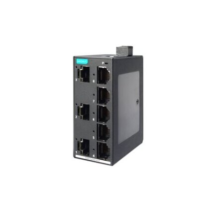 Moxa (EDS-G2008-ELP) nevaldomas visi prievadai Gigabit, Ethernet komutatorius, komplektacija: 8 10/100/1000 BaseT(X) prievadai, 12/24/48 maitinimo įėjimas, plastikinis korpusas, Darbinė temperatūra: -10...60 °C 3