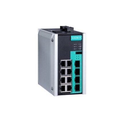 Moxa (EDS-G512E-4GSFP) 12 prievadų visi prievadai Gigabit, valdomas Ethernet komutatorius, komplektacija: 8 10/100/1000BaseT(X) prievadai, 4 Gigabit SFP lizdai, Darbinė temperatūra: -10...60 °C 3 Moxa (EDS-G512E-4GSFP) 12 prievadų visi prievadai Gigabit, valdomas Ethernet komutatorius, komplektacija: 8 10/100/1000BaseT(X) prievadai, 4 Gigabit SFP lizdai, Darbinė temperatūra: -10...60 °C 3
