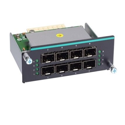 Moxa (IM-6700A-6SSC) Fast Ethernet modulis, komplektacija: 6 vienamodis 100BaseFX prievadai su SC jungtys 2 Moxa (IM-6700A-6SSC) Fast Ethernet modulis, komplektacija: 6 vienamodis 100BaseFX prievadai su SC jungtys 2