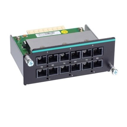 Moxa (IM-6700A-6SSC) Fast Ethernet modulis, komplektacija: 6 vienamodis 100BaseFX prievadai su SC jungtys 3 Moxa (IM-6700A-6SSC) Fast Ethernet modulis, komplektacija: 6 vienamodis 100BaseFX prievadai su SC jungtys 3