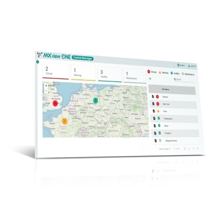 Moxa (LIC-MXviewOneCM-NEW-XS-SR) MXview vienas Central Manager vieta licencija su pritaikomas vieta kiekis (mažiausias 1 vieta) 2