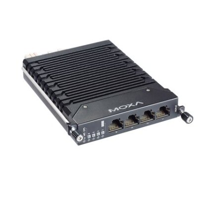 Moxa (LM-7000H-2GPHR) Gigabit Ethernet modulis, komplektacija: 2 100/1000BaseT(X) PRP/HSR arba 100/1000BaseSFP PRP/HSR kombinuoti prievadai, Darbinė temperatūra: -40...75 °C 2