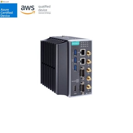 Moxa (MC-1220-KL7-T-S) Intel® Core™ i7-7600U 2C/4T 2.8 GHz kompiuteris, komplektacija: 8 GB RAM, 2 Gigabit Ethernet prievadai, 2 RS/232/422/485 3-in-1 nuosekliojo ryšio prievadai, 3 USB 3.0 prievadai, 3 mažas PCIe plėtimo lizdai, 1 HDMI prievadas, TPM 2.0 1