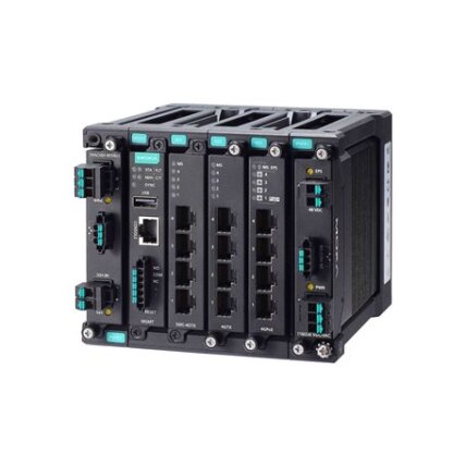 Moxa (MDS-G4012) 2 lygmens visi prievadai Gigabit, modulinis valdomas Ethernet komutatorius, komplektacija: 4 fiksuotas Gigabit Ethernet prievadai, 2 lizdai skirta pasirinktinai 4 prievadų GE/FE moduliai, 2 lizdai skirta galvaniškai atskirtas maitinimas m 3 Moxa (MDS-G4012) 2 lygmens visi prievadai Gigabit, modulinis valdomas Ethernet komutatorius, komplektacija: 4 fiksuotas Gigabit Ethernet prievadai, 2 lizdai skirta pasirinktinai 4 prievadų GE/FE moduliai, 2 lizdai skirta galvaniškai atskirtas maitinimas m 3