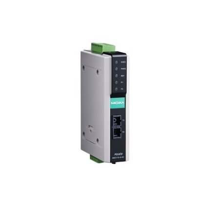 Moxa (MGate MB3170-S-SC-T) 1 prievadų pažangus Modbus tinklų sietuvas, komplektacija: 1 100BaseF(X) vienamodis šviesolaidis prievadas (SC jungtys), Darbinė temperatūra: -40...75 °C Moxa (MGate MB3170-S-SC-T) 1 prievadų pažangus Modbus tinklų sietuvas, komplektacija: 1 100BaseF(X) vienamodis šviesolaidis prievadas (SC jungtys), Darbinė temperatūra: -40...75 °C