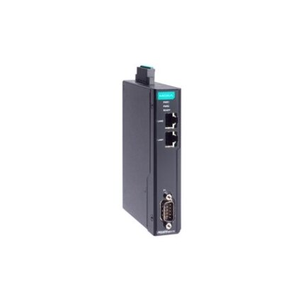 Moxa (MGate MB3270-G2) 2 prievadų pažangus nuosekliojo ryšio ir Ethernet Modbus tinklų sietuvas, komplektacija: 2 RJ45 Ethernet prievadai, DB9 nuoseklusis ryšys jungtis, Darbinė temperatūra: -10...60 °C 2