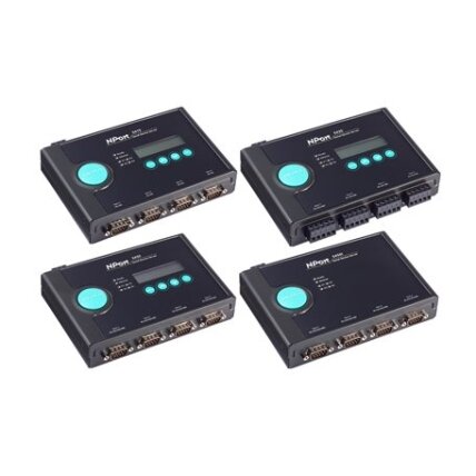Moxa (NPort 5430) 4 prievadų RS-422/485 nuosekliojo ryšio įrenginių serveris 1 Moxa (NPort 5430) 4 prievadų RS-422/485 nuosekliojo ryšio įrenginių serveris 1
