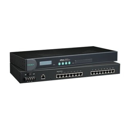 Moxa (NPort 5610-16-48V) 16 prievadų RS-232 Montuojamas į spintą įrenginių serveris su RJ45 jungtys ir 48 VDC maitinimo įėjimas Moxa (NPort 5610-16-48V) 16 prievadų RS-232 Montuojamas į spintą įrenginių serveris su RJ45 jungtys ir 48 VDC maitinimo įėjimas
