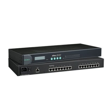 Moxa (NPort 5650-16-M-SC) 16 prievadų RS-232/422/485 Montuojamas į spintą įrenginių serveris su daugiamodis šviesolaidis (SC jungtis) Moxa (NPort 5650-16-M-SC) 16 prievadų RS-232/422/485 Montuojamas į spintą įrenginių serveris su daugiamodis šviesolaidis (SC jungtis)