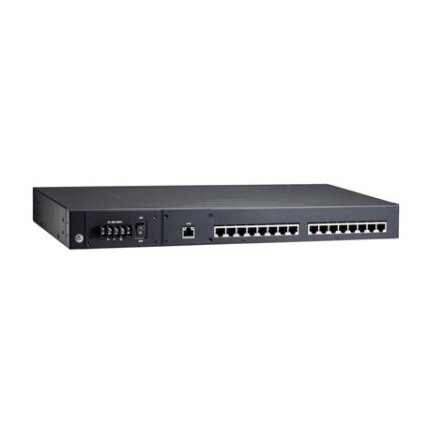 Moxa (NPort 5650-8-M-SC) 8 prievadų RS-232/422/485 Montuojamas į spintą įrenginių serveris su daugiamodis šviesolaidis (SC jungtis) 3