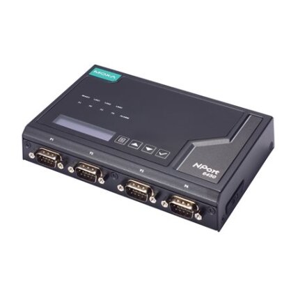 Moxa (NPort 6450-2TX-G2) 2 kartos 4 prievadų RS-232/422/485 saugus terminalų serveris, komplektacija: 2 RJ45 100M LAN prievadai, Darbinė temperatūra: -10...60 °C 3 Moxa (NPort 6450-2TX-G2) 2 kartos 4 prievadų RS-232/422/485 saugus terminalų serveris, komplektacija: 2 RJ45 100M LAN prievadai, Darbinė temperatūra: -10...60 °C 3