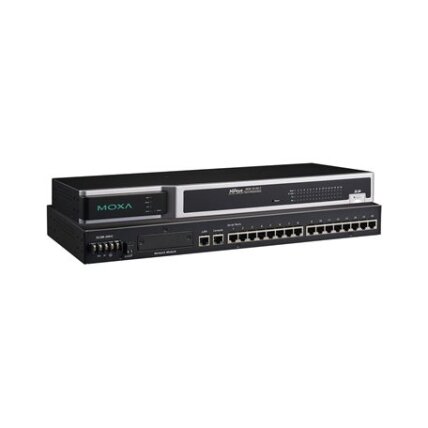Moxa (NPort 6650-16-HV-T) 16 prievadų RS-232/422/485 į Ethernet saugus terminalų serveris, 88...300 VDC maitinimo įėjimas, Darbinė temperatūra: -40...85 °C Moxa (NPort 6650-16-HV-T) 16 prievadų RS-232/422/485 į Ethernet saugus terminalų serveris, 88...300 VDC maitinimo įėjimas, Darbinė temperatūra: -40...85 °C
