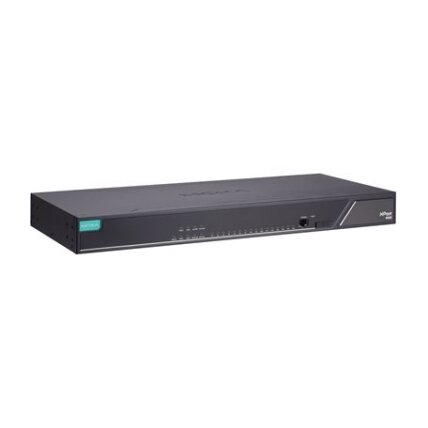 Moxa (NPort 6650-32-2AC-G2-T) 2 kartos du LAN dvigubas AC maitinimas 32 prievadų RS-232/422/485 saugus terminalų serveris, Darbinė temperatūra: -40...75 °C