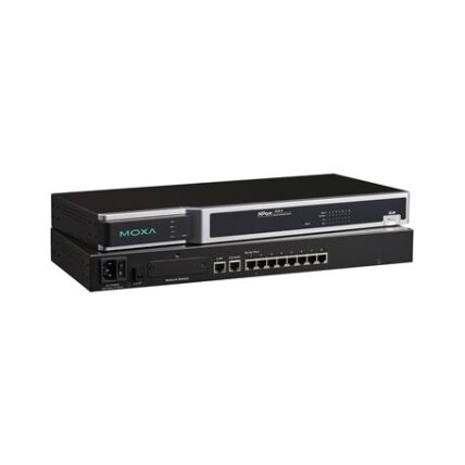 Moxa (NPort 6650-8-T) 8 prievadų RS-232/422/485 į Ethernet saugus terminalų serveris, Darbinė temperatūra: -40...75 °C, 100...240 VAC įėjimas Moxa (NPort 6650-8-T) 8 prievadų RS-232/422/485 į Ethernet saugus terminalų serveris, Darbinė temperatūra: -40...75 °C, 100...240 VAC įėjimas