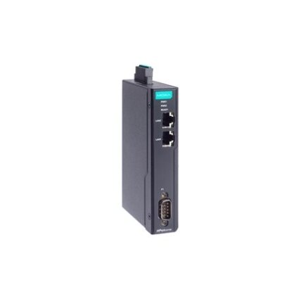 Moxa (NPort IA5150I-G2-T) 2 kartos 1 prievadų RS-232/422/485 DIN bėgelio nuosekliojo ryšio įrenginių serveris, komplektacija: 2 RJ45 prievadai, 2 kV galvaninis atskyrimas, Darbinė temperatūra: -40...75 °C 2 Moxa (NPort IA5150I-G2-T) 2 kartos 1 prievadų RS-232/422/485 DIN bėgelio nuosekliojo ryšio įrenginių serveris, komplektacija: 2 RJ45 prievadai, 2 kV galvaninis atskyrimas, Darbinė temperatūra: -40...75 °C 2