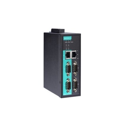 Moxa (NPort IA5450AI) 4 prievadų RS-232/422/485 pramoninis automatizavimo įrenginių serveris su nuoseklusis ryšys/LAN/maitinimas apsauga nuo viršįtampių, 2 10/100BaseT(X) prievadai su vienas IP, Darbinė temperatūra: 0...60 °C, 2 kV galvaninio atskyrimo ap Moxa (NPort IA5450AI) 4 prievadų RS-232/422/485 pramoninis automatizavimo įrenginių serveris su nuoseklusis ryšys/LAN/maitinimas apsauga nuo viršįtampių, 2 10/100BaseT(X) prievadai su vienas IP, Darbinė temperatūra: 0...60 °C, 2 kV galvaninio atskyrimo ap