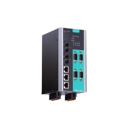 Moxa (NPort S9450I-2S-ST-WV-T) 4 prievadų RS-232/422/485 atsparus aplinkai įrenginių serveris, 3 10/100BaseT(X) prievadai, 2 100M vienamodis šviesolaidis prievadai su ST jungtys, 24/48 VDC, Darbinė temperatūra: -40...85 °C Moxa (NPort S9450I-2S-ST-WV-T) 4 prievadų RS-232/422/485 atsparus aplinkai įrenginių serveris, 3 10/100BaseT(X) prievadai, 2 100M vienamodis šviesolaidis prievadai su ST jungtys, 24/48 VDC, Darbinė temperatūra: -40...85 °C