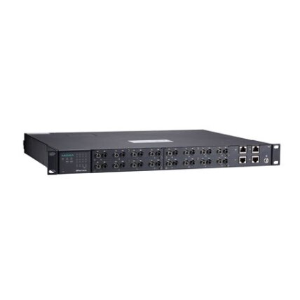 Moxa (NPort S9650I-16F-2HV-E-T) 16 prievadų RS-232/422/485 atsparus aplinkai įrenginių serveris su daugiamodis ST jungtys on nuosekliojo ryšio prievadai, 2 10/100BaseT(X) prievadai su IEEE 1588v2 Palaikymas, 88...300 VDC arba 85...264 VAC, Darbinė tempera Moxa (NPort S9650I-16F-2HV-E-T) 16 prievadų RS-232/422/485 atsparus aplinkai įrenginių serveris su daugiamodis ST jungtys on nuosekliojo ryšio prievadai, 2 10/100BaseT(X) prievadai su IEEE 1588v2 Palaikymas, 88...300 VDC arba 85...264 VAC, Darbinė tempera