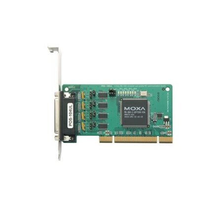 Moxa (POS-104UL-T) 4 prievadų RS-232 Žemo profilio universali PCI plokštė su nuosekliojo ryšio prievadas maitinimas, Darbinė temperatūra: -40...85 °C Moxa (POS-104UL-T) 4 prievadų RS-232 Žemo profilio universali PCI plokštė su nuosekliojo ryšio prievadas maitinimas, Darbinė temperatūra: -40...85 °C