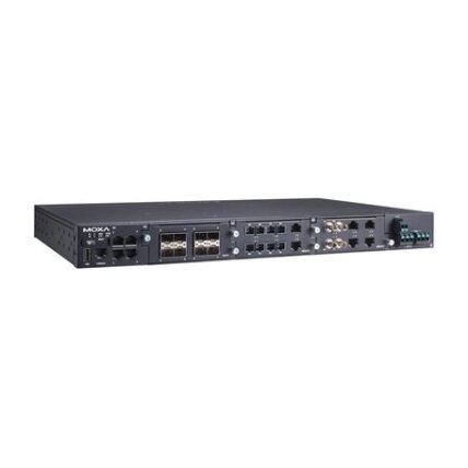 Moxa (RKS-G4028-PoE-4GS-2LV-T) 2 lygmens modulinis valdomas Ethernet komutatorius, komplektacija: 4 100/1000BaseSFP prievadai, 3 lizdai Ethernet moduliams, PoE Ethernet modulis palaikomas, 2 galvaniškai atskirti maitinimo šaltiniai (24/48 VDC), Darbinė te 3 Moxa (RKS-G4028-PoE-4GS-2LV-T) 2 lygmens modulinis valdomas Ethernet komutatorius, komplektacija: 4 100/1000BaseSFP prievadai, 3 lizdai Ethernet moduliams, PoE Ethernet modulis palaikomas, 2 galvaniškai atskirti maitinimo šaltiniai (24/48 VDC), Darbinė te 3