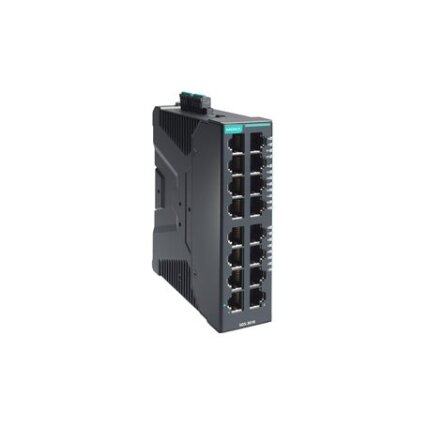 Moxa (SDS-3016-T) kompaktiškas pramoninis išmanusis Ethernet komutatorius, komplektacija: 16 10/100BaseT(X) prievadai, dvigubas 12/24/48 VDC maitinimo įėjimai, Darbinė temperatūra: -40...75 °C 2 Moxa (SDS-3016-T) kompaktiškas pramoninis išmanusis Ethernet komutatorius, komplektacija: 16 10/100BaseT(X) prievadai, dvigubas 12/24/48 VDC maitinimo įėjimai, Darbinė temperatūra: -40...75 °C 2