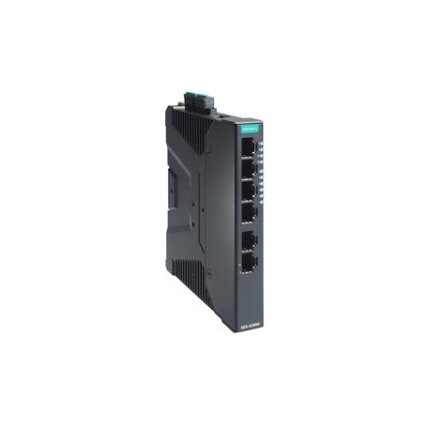 Moxa (SDS-G3006) kompaktiškas pramoninis visi prievadai Gigabit, išmanusis Ethernet komutatorius, komplektacija: 6 10/100/1000BaseT(X) prievadai, dvigubas 12/24/48 VDC maitinimo įėjimai, Darbinė temperatūra: -10...60 °C