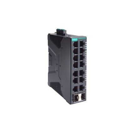 Moxa (SDS-G3016-2GSFP-T) kompaktiškas pramoninis visi prievadai Gigabit, išmanusis Ethernet komutatorius, komplektacija: 14 10/100/1000BaseT(X) prievadai, 2 100/1000BaseSFP prievadai, dvigubas 12/24/48 VDC maitinimo įėjimai, Darbinė temperatūra: -40...75 Moxa (SDS-G3016-2GSFP-T) kompaktiškas pramoninis visi prievadai Gigabit, išmanusis Ethernet komutatorius, komplektacija: 14 10/100/1000BaseT(X) prievadai, 2 100/1000BaseSFP prievadai, dvigubas 12/24/48 VDC maitinimo įėjimai, Darbinė temperatūra: -40...75