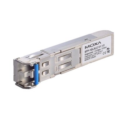 Moxa (SFP-1GLHXLC) SFP modulis, komplektacija: 1 1000BaseLHX prievadas su LC jungtis skirta 40 km perdavimas, Darbinė temperatūra: 0...60 °C