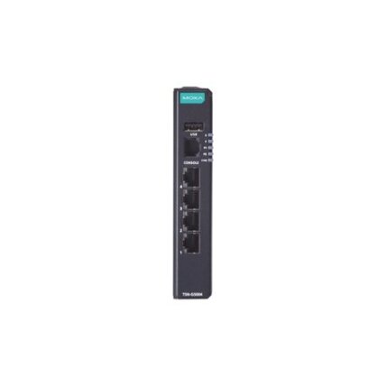 Moxa (TSN-G5004) su TSN funkcija valdomas Ethernet komutatorius, komplektacija: 4 10/100/1000BaseT(X) prievadai, Darbinė temperatūra: -10...60 °C 2