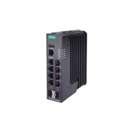 Moxa (TSN-G5008-2GTXSFP) su TSN funkcija valdomas Ethernet komutatorius, komplektacija: 6 10/100/1000BaseT(X) prievadai, 2 kombinuotas 10/100/1000BaseT(X) arba 100/1000BaseSFP prievadai, Darbinė temperatūra: -10...60 °C 3 Moxa (TSN-G5008-2GTXSFP) su TSN funkcija valdomas Ethernet komutatorius, komplektacija: 6 10/100/1000BaseT(X) prievadai, 2 kombinuotas 10/100/1000BaseT(X) arba 100/1000BaseSFP prievadai, Darbinė temperatūra: -10...60 °C 3