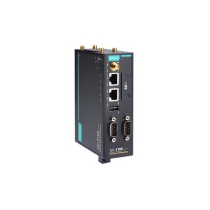 Moxa (UC-3111-T-AP-LX) Arm architektūros kompiuteris Azijos ir Ramiojo vandenyno regionui su integruotu LTE Cat. 1 ir Wi-Fi a/b/g/n moduliai, 1 GHz procesorius, 1 GB RAM, 8 GB eMMC, 2 Ethernet prievadai, 2 nuosekliojo ryšio prievadai, 1 USB prievadas, 1 S 3 Moxa (UC-3111-T-AP-LX) Arm architektūros kompiuteris Azijos ir Ramiojo vandenyno regionui su integruotu LTE Cat. 1 ir Wi-Fi a/b/g/n moduliai, 1 GHz procesorius, 1 GB RAM, 8 GB eMMC, 2 Ethernet prievadai, 2 nuosekliojo ryšio prievadai, 1 USB prievadas, 1 S 3
