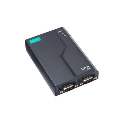 Moxa (UPort 1250-G2-T) 2 prievadų RS-232/422/485 USB ir nuosekliojo ryšio keitiklis, Darbinė temperatūra: -40...75 °C 1
