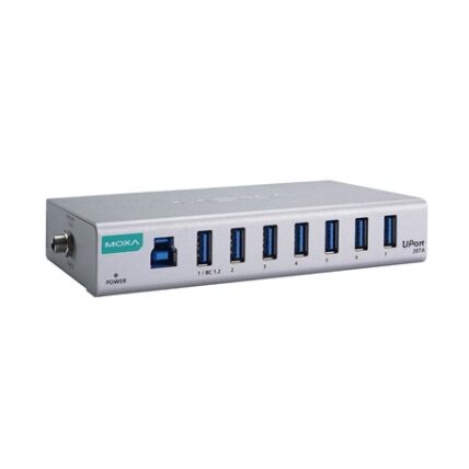 Moxa (UPort 207A) 7 prievadų bendrosios paskirties USB 3.2 šakotuvai