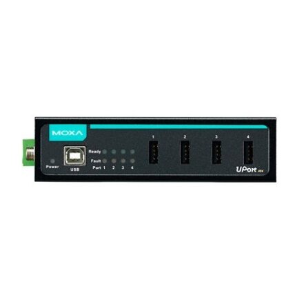 Moxa (UPort 404-T w/o Adapter) 4 prievadų pramoninis USB šakotuvas, be adapteris, Darbinė temperatūra: -40...85 °C 3