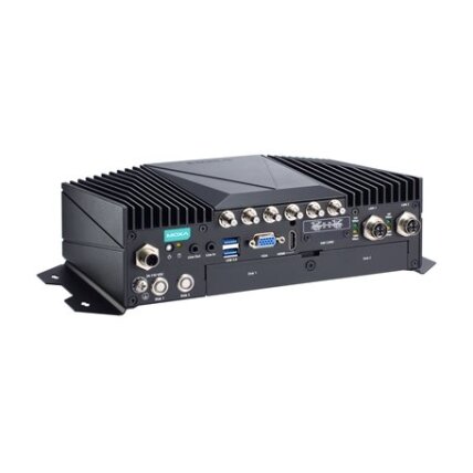 Moxa (V2406C-WL3-T) x86 kompiuteris, komplektacija: Intel 8 kartos Core™ i3-8145UE 3.90 GHz procesorius, 1 HDMI prievadas, 1 VGA prievadas, 2 Gigabit Ethernet prievadai, 4 COM prievadai, 6 skaitmeniniai įėjimai (DI), 2 skaitmeniniai išėjimai (DO), 1 mSATA Moxa (V2406C-WL3-T) x86 kompiuteris, komplektacija: Intel 8 kartos Core™ i3-8145UE 3.90 GHz procesorius, 1 HDMI prievadas, 1 VGA prievadas, 2 Gigabit Ethernet prievadai, 4 COM prievadai, 6 skaitmeniniai įėjimai (DI), 2 skaitmeniniai išėjimai (DO), 1 mSATA