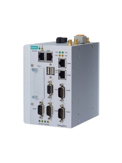Moxa (AIG-501-T-AZU-LX) 4-port Modbus to Azure advanced IIoT gateways with Intel Atom® quad-core 1.91 GHz processor, Azure IoT Edge, -40 to 70°C operating temperature 3 Moxa (AIG-501-T-AZU-LX) 4-port Modbus to Azure advanced IIoT gateways with Intel Atom® quad-core 1.91 GHz processor, Azure IoT Edge, -40 to 70°C operating temperature 3