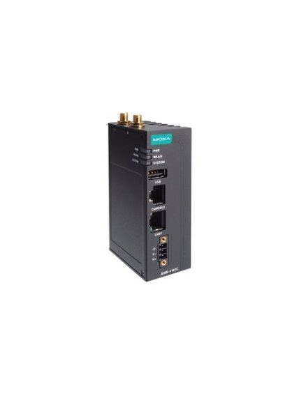 Moxa (AWK-1161C-US) Industrial Wi-Fi 6 (802.11ax) wireless client with 1 10/100/1000BaseT(X) port, IP30, US band, -25 to 60°C operating temperature Moxa (AWK-1161C-US) Industrial Wi-Fi 6 (802.11ax) wireless client with 1 10/100/1000BaseT(X) port, IP30, US band, -25 to 60°C operating temperature