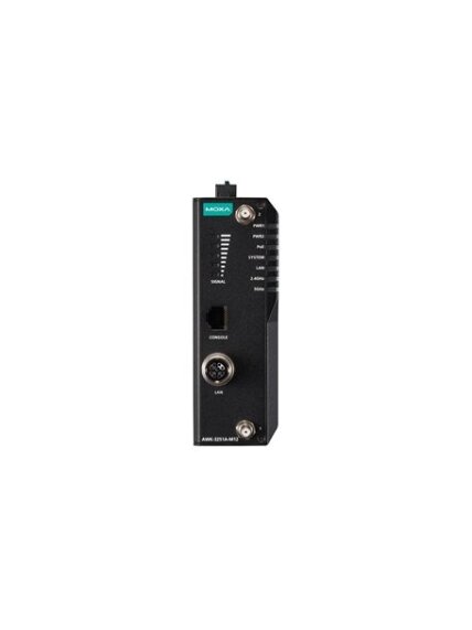 Moxa (AWK-3251A-M12-RCC-US-CT-T) Wi-Fi 5 (802.11ac) railway onboard wireless AP/client, IP30, US band, -40 to 75°C operating temperature, conformal coating 2 Moxa (AWK-3251A-M12-RCC-US-CT-T) Wi-Fi 5 (802.11ac) railway onboard wireless AP/client, IP30, US band, -40 to 75°C operating temperature, conformal coating 2