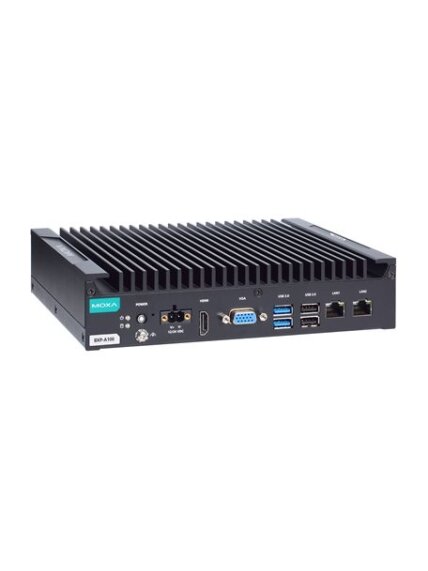 Moxa (BXP-A100-E2-T-Win10) Box computer with Intel Atom® x6211E processor, 2 LAN ports, 2 serial ports, 4 DIs, 4 DOs, 2 USB 3.0 ports, 4 USB 2.0 ports, 1 VGA port, 1 HDMI port, 1 CFast slot, 1 SD slot, 12/24 VDC power input, Windows 10 LTSC 2021 preinstal 1 Moxa (BXP-A100-E2-T-Win10) Box computer with Intel Atom® x6211E processor, 2 LAN ports, 2 serial ports, 4 DIs, 4 DOs, 2 USB 3.0 ports, 4 USB 2.0 ports, 1 VGA port, 1 HDMI port, 1 CFast slot, 1 SD slot, 12/24 VDC power input, Windows 10 LTSC 2021 preinstal 1