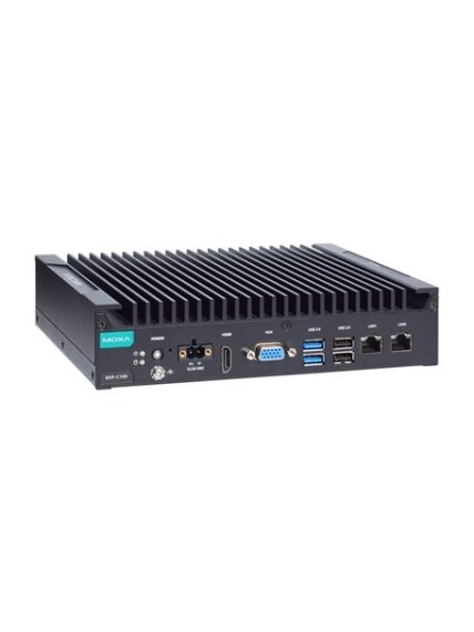 Moxa (BXP-C100-C1-T-Win10) Box computer with Intel® Celeron® 6305E processor, 2 LAN ports, 2 serial ports, 4 DIs, 4 DOs, 2 USB 3.0 ports, 4 USB 2.0 ports, 1 VGA port, 1 HDMI port, 1 CFast slot, 1 SD slot, 12/24 VDC power input, Windows 10 LTSC 2021 preins Moxa (BXP-C100-C1-T-Win10) Box computer with Intel® Celeron® 6305E processor, 2 LAN ports, 2 serial ports, 4 DIs, 4 DOs, 2 USB 3.0 ports, 4 USB 2.0 ports, 1 VGA port, 1 HDMI port, 1 CFast slot, 1 SD slot, 12/24 VDC power input, Windows 10 LTSC 2021 preins