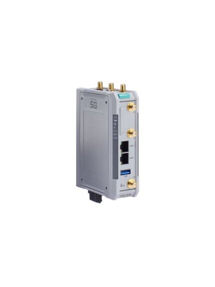 Moxa (CCG-1510-T) Industrial private 5G cellular gateway, n1/n3/n28/n41/n48/n77/n78 bands, 2 10/100/1000BaseT(X) RJ45 ports, IP30, -40 to 70°C operating temperature Moxa (CCG-1510-T) Industrial private 5G cellular gateway, n1/n3/n28/n41/n48/n77/n78 bands, 2 10/100/1000BaseT(X) RJ45 ports, IP30, -40 to 70°C operating temperature