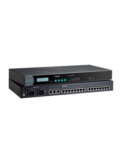 Moxa (CN2650I-16) Dual-LAN terminal server with 16 RS-232/422/485 ports, 2 kV optical isolation