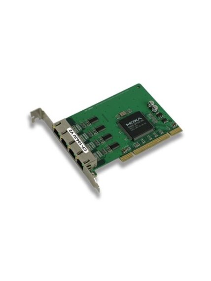 Moxa (CP-104JU-T) 4-port RS-232 Universal PCI serial board with RJ45 ports on the board, -40 to 85°C operating temperature