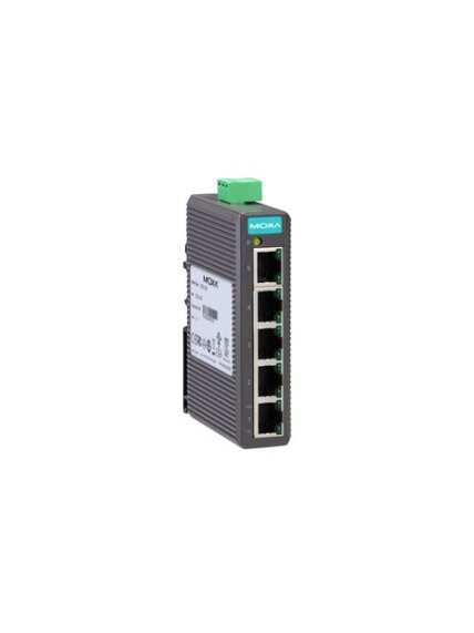 Moxa (EDS-205) Entry-level unmanaged Ethernet switch with 5 10/100BaseT(X) ports, plastic housing, -10 to 60°C operating temperature Moxa (EDS-205) Entry-level unmanaged Ethernet switch with 5 10/100BaseT(X) ports, plastic housing, -10 to 60°C operating temperature
